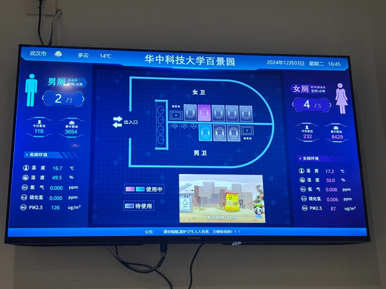 厕所新革命!华中科技大学智慧厕所引领公共卫生新风尚