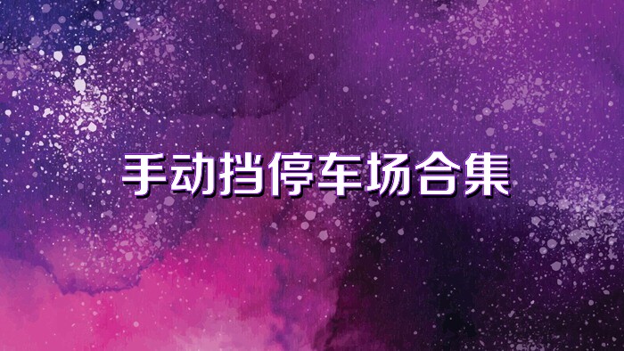 手动挡停车场合集
