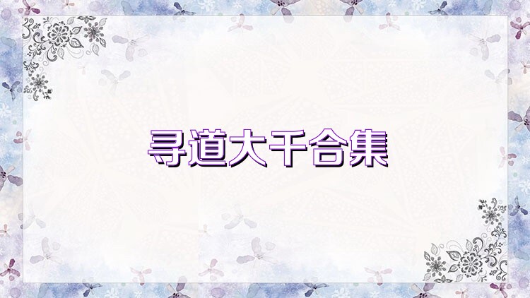 寻道大千合集