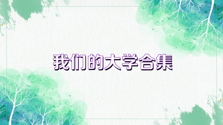 我们的大学合集