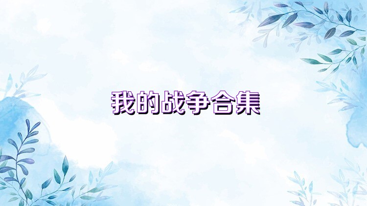 我的战争合集