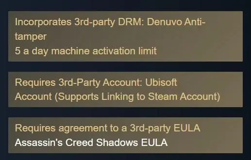 刺客信条：影隐私风波再起，RAM监控成游戏首发绊脚石？