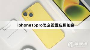 震惊！iPhone15 Pro 竟有如此神奇应用加密设置方法，速来围观！