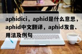惊！aphidici究竟是什么？aphidicc又有何含义？