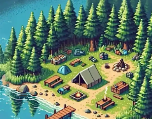 营地生存的手机游戏