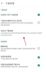 酷安APP设置下载保存路径指南