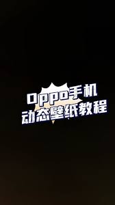 OPPO手机如何更换自定义动态壁纸教程