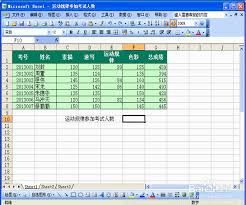 Excel2003表格自动求和技巧