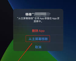 iPhone如何撤销主屏幕删除操作